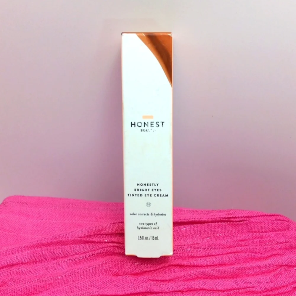 HONEST BEAUTY BRIGHT EYES TINTED EYE CREAM w/HYALURONIC ACID - TERRACOTTA NIB